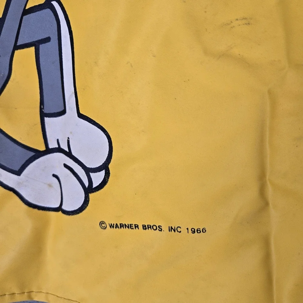 VTG 60s Looney Tunes Bug Bunny Raincoat‎ Jacket Cartoon RARE Size S (6) *READ